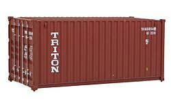 Walthers SceneMaster 949-8053 HO 20' Corrugated Container Triton