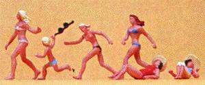 Preiser 10211 HO Scale Recreation & Sports Fun At The Beach