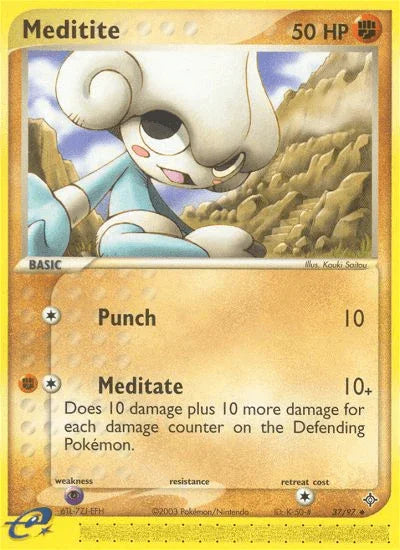 Meditite (37/97) [EX: Dragon]