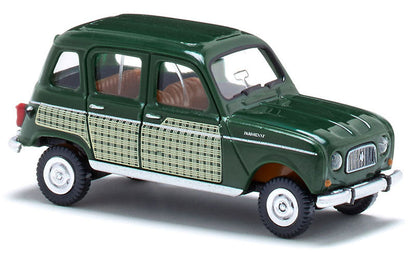 Wiking 022406 1/87 Renault R4 Parisienne, Dark Green, HO Model