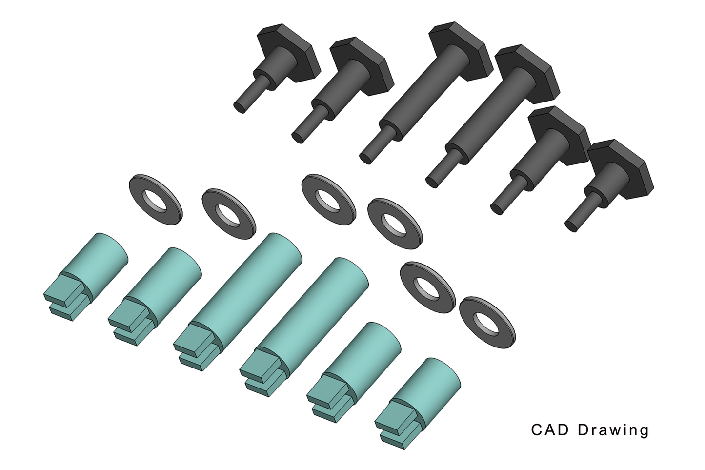 Piko 36094 G Scale Crankpins for 36.5mm BR80 Loco Wheels