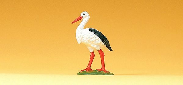 Preiser 47093 1:25 Scale Standing Stork Figure
