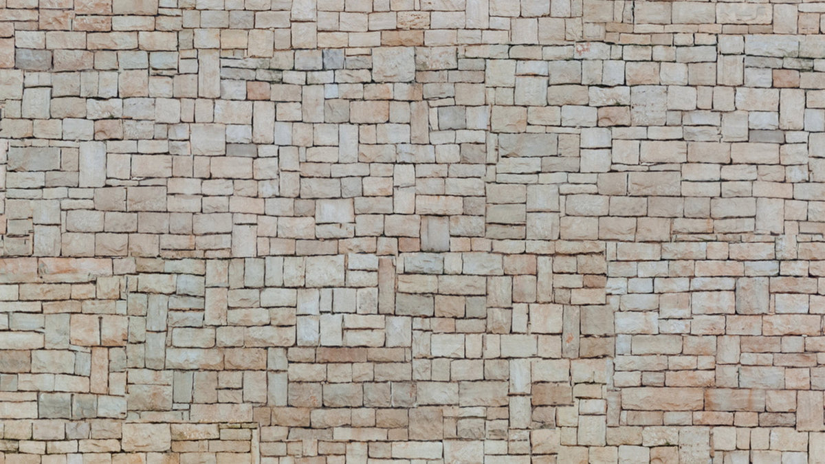 Noch 56642 HO Scale 3D Cardboard Sheet, Limestone Wall