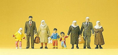 Preiser 10343 HO Scale Pedestrians Travelers