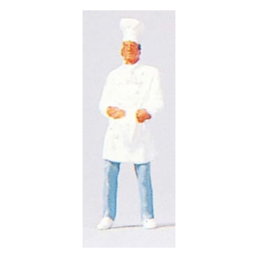 Preiser 28054 HO Scale Individual Figure - Working People -- Chef de Cuisine