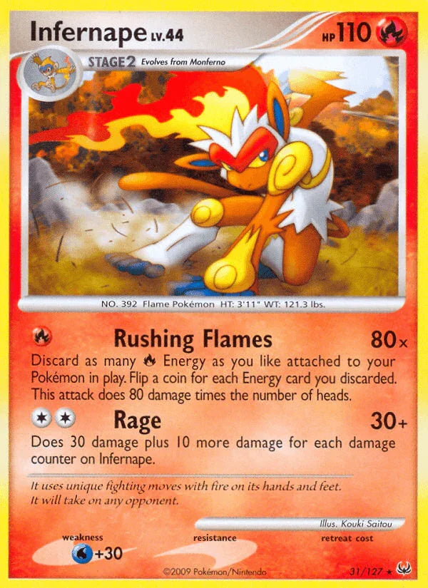 Infernape (31/127) [Platinum: Base Set]