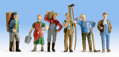 Noch 15614 HO Scale Wine Growers -- pkg(6)
