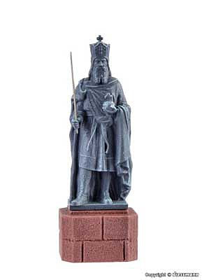 Vollmer 48288 HO Scale Charlemagne Statue -- Assembled - 1/2 x 5/8 x 1-11/16"  1.3 x 1.5 x 4.3cm