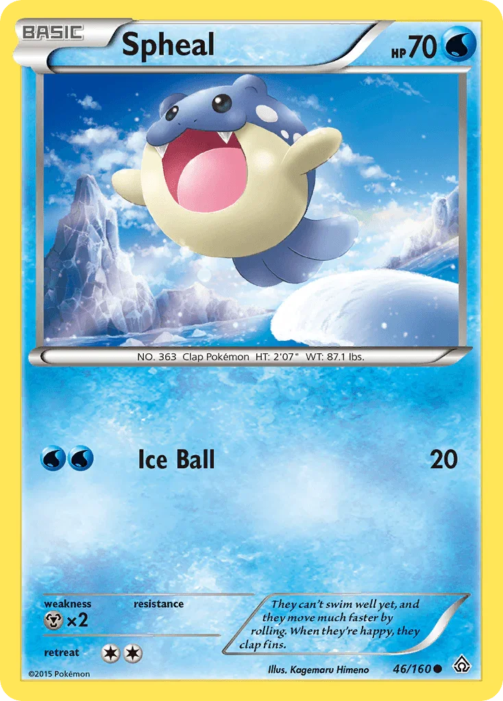 Spheal (46/160) [XY: Primal Clash]