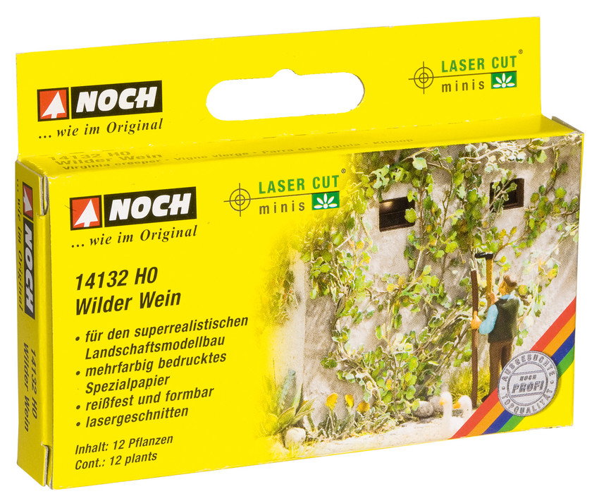 Noch 14132 HO Scale Virginia Creeper Laser-Cut Minis, Makes 12