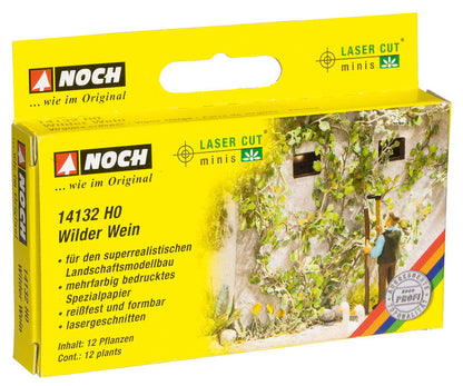 Noch 14132 HO Scale Virginia Creeper Laser-Cut Minis, Makes 12