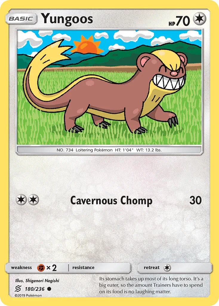 Yungoos (180/236) [Sun & Moon: Unified Minds]