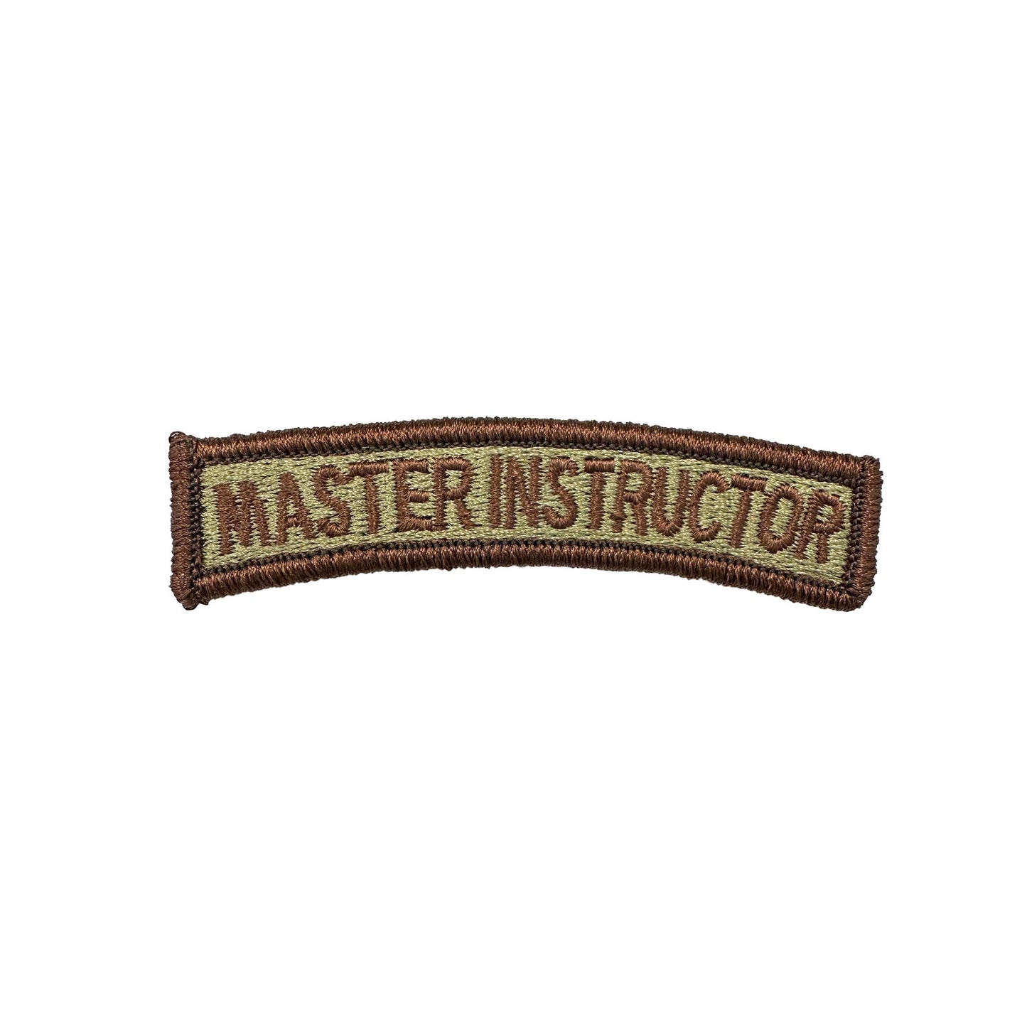 Air Force Master Instructor Spice Brown Tab with Hook Fastener (each)