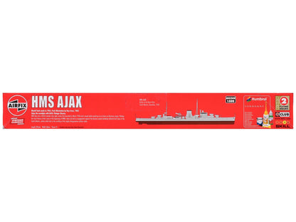 Level 3 Model Kit HMS Ajax Light Cruiser 1/600 Plastic Model Kit by Airfix
