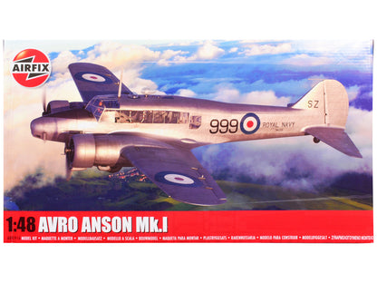 Level 3 Model Kit Avro Anson Mk.I Aircraft with 3 Scheme Options 1/48 Plastic Model Kit by Airfix  free shipping USA