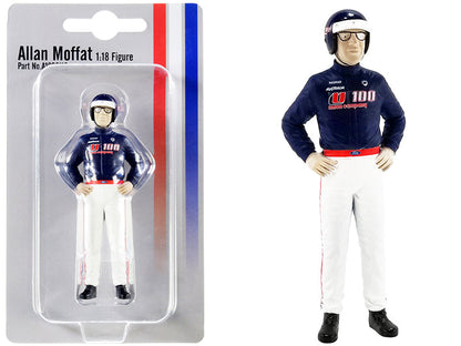 Allan Moffat "U100" Driver Figurine for 1/18 Scale Models by ACME  free shipping USA