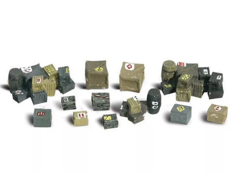 Woodland Scenics A2162 N Train Figures Assorted Crates