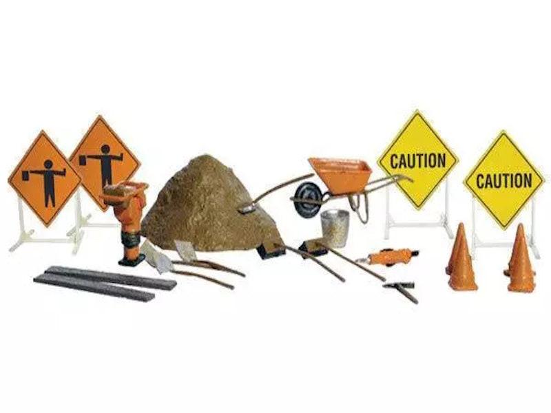 Woodland Scenics A2213 N Train Figures Road Crew Details