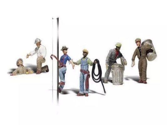Woodland Scenics A2742 O Train Figures City Workers