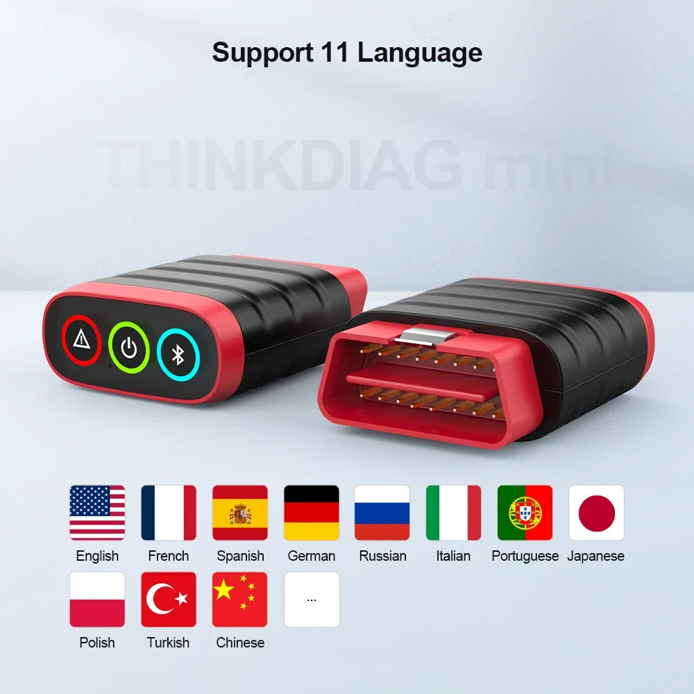 10-100Pcs THINKDIAG Mini/THINKCAR BD6 OBD2 Scanner All Cars Full System Diagnosis Lifetime Free obd 2 Diagnostic Tool