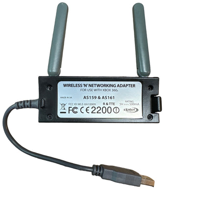 Datel Xbox 360 MAX Wireless N Networking WIFI Adapter Dual Antenna AS159+AS161
