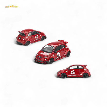 Mini GT LB-WORKS ABARTH 595 Red 1:64