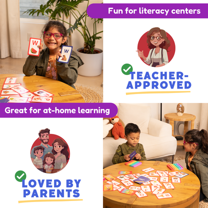 ABC: Learn Uppercase & Lowercase Letters Card Pack - CHOOSE Act