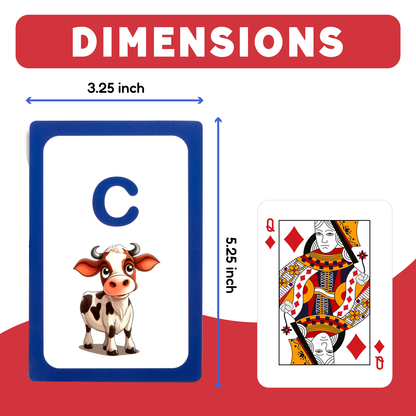 ABC: Learn Uppercase & Lowercase Letters Card Pack - CHOOSE Act