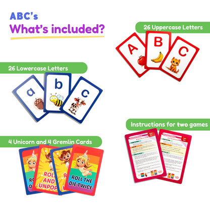 ABC: Learn Uppercase & Lowercase Letters Card Pack - CHOOSE Act