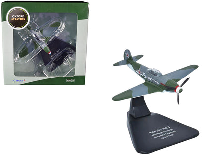 Yakovlev Yak-3 Fighter Plane Pilot Roger Sauvage Nomandie Regiment (Spring 1945) "Oxford Aviation" Series 1/72 Diecast Model Airplane by Oxford Diecast  free shipping USA