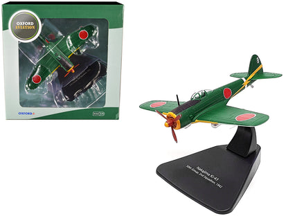 Nakajima Ki-43 Hayabusa Fighter Plane 50th Group 2nd Squadron (1942) "Oxford Aviation" Series 1/72 Diecast Model Airplane by Oxford Diecast  free shipping USA