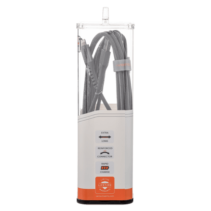 Ventev Chargesync Alloy USB A to Apple Lightning Cable 10ft by Ventev