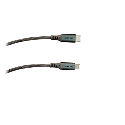 Ventev Chargesync Alloy USB C to Apple Lightning Cable 10ft by Ventev