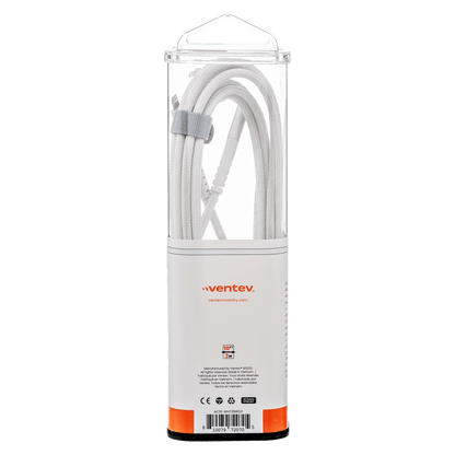 Ventev Chargesync Alloy USB C to Apple Lightning Cable 10ft by Ventev