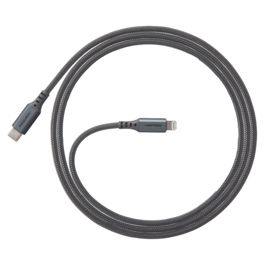 Ventev Chargesync Alloy USB C to Apple Lightning Cable 4ft by Ventev