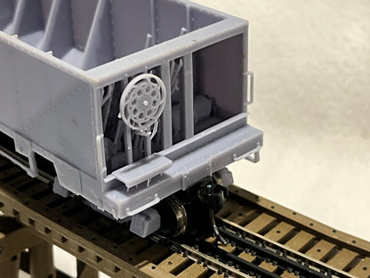 US Gypsum (USG) Railroad gondola in HOn3, Sn3, On30, On3