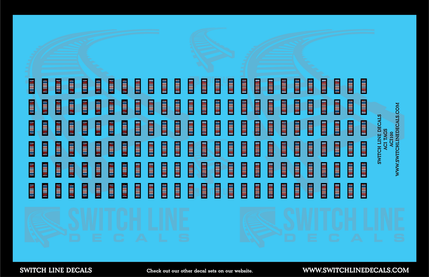 HO Scale ACI KarTrak Decal Set