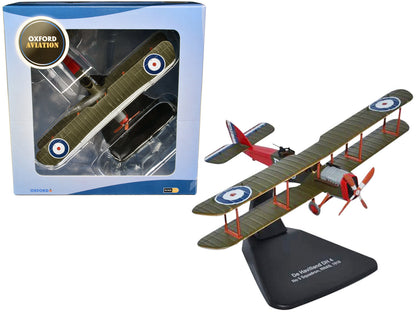 De Havilland DH4 Bomber Plane "5 Squadron Royal Naval Air Service" (1918) "Oxford Aviation" Series 1/72 Diecast Model Airplane by Oxford Diecast  free shipping USA