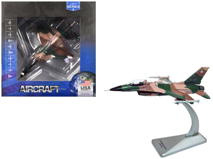 Lockheed F-16C Fighting Falcon Fighter Aircraft "Block 32 64th Aggressor Squadron Nellis AFB" (2007) United States Air Force "Collector Series" 1/100 Diecast Model by Air Force 1  free shipping USA