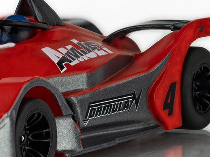 AFX 22066 Formula N Red/Grey Mega G+ HO Slot Car Racemasters AFX22066