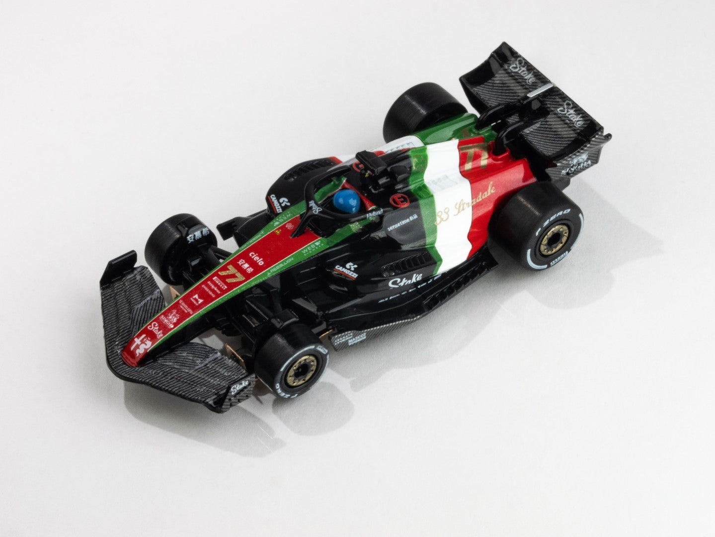 AFX Alfa Romeo 2023 F1 Monza Spa HO Slot Car 22080 22081 Formula One
