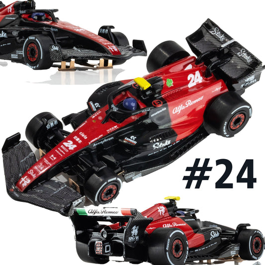 AFX 22084 2023 Alfa Romeo F1 Valterri Bottas #24 HO Slot Car Formula 1 AFX22084