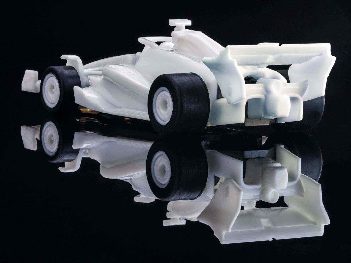 AFX 22089 Formula F1 White Paintable Unpainted HO Slot Car MegaG+ AFX22089