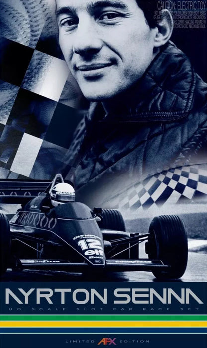 AFX Formula 1 F1 One HO Scale Slot Car Race Set 55 Feet Track for Auto World