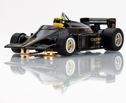 AFX 22113 Ayrton Senna Lotus 97T 1985 Black HO Slot Car MegaG+