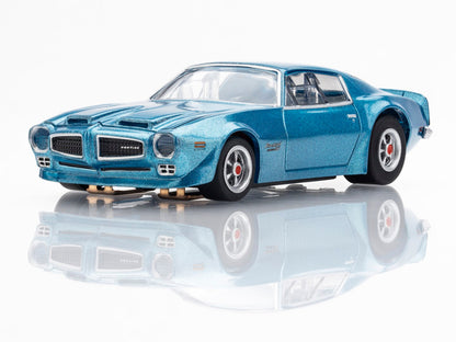 AFX Pontiac Firebird Formula 400 Blue Orange HO Slot Car MegaG+ 22123 + 22124