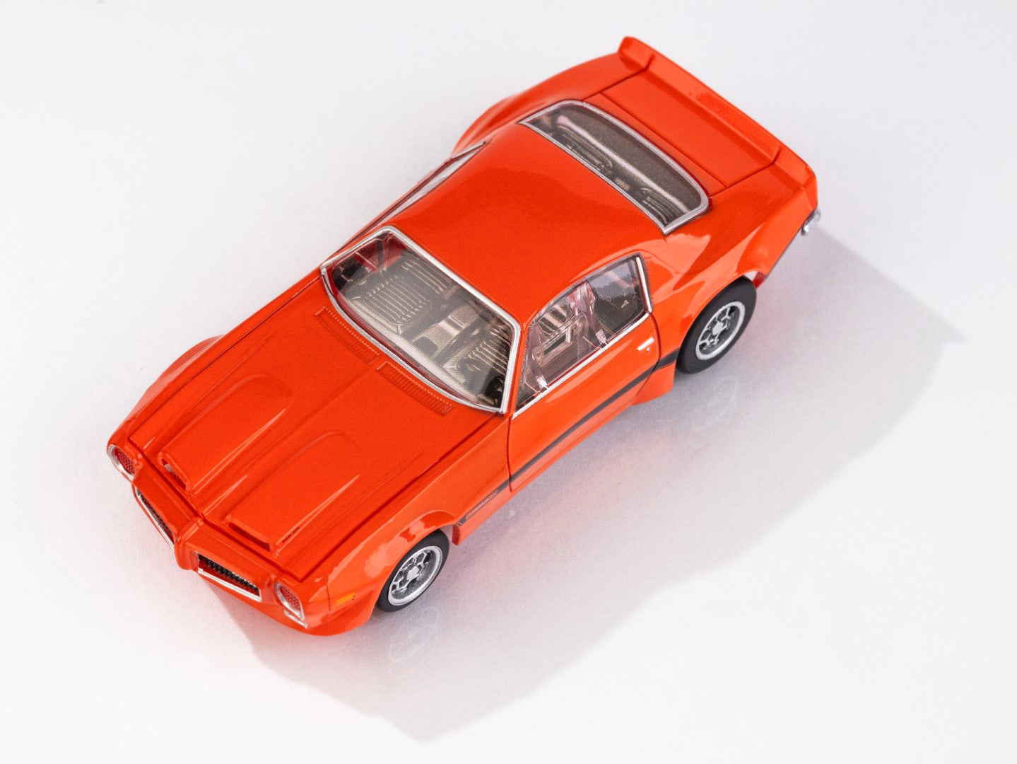 AFX 22124 1972 Pontiac Firebird Formula 400 Sundance Orange HO Slot Car MegaG+