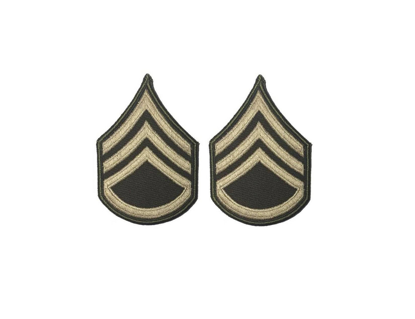U.S. Army AGSU E-6 Staff Sergeant Chevron Sew on Rank (Female)
