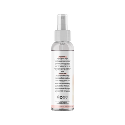 AHA Facial Toner 4 oz for Aging Skin - Hydrating Toner for Dry Skin - Face Toner for Acne Prone Skin - Pore Minimizing Toner for Oily Skin - Facial Toner Spray (4 Oz) by Morgan Cosmetics