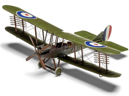 Level 2 Model Kit Royal Aircraft Factory BE2c Aircraft with 2 Scheme Options 1/72 Scale Plastic Model Kit by Airfix